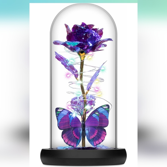 Unique Rose In the Glass Gift - Picture 6 of 6